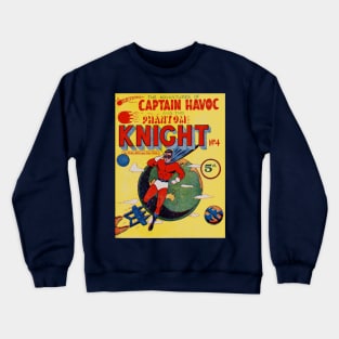 Captain Havoc Superhero Comic Cover Crewneck Sweatshirt